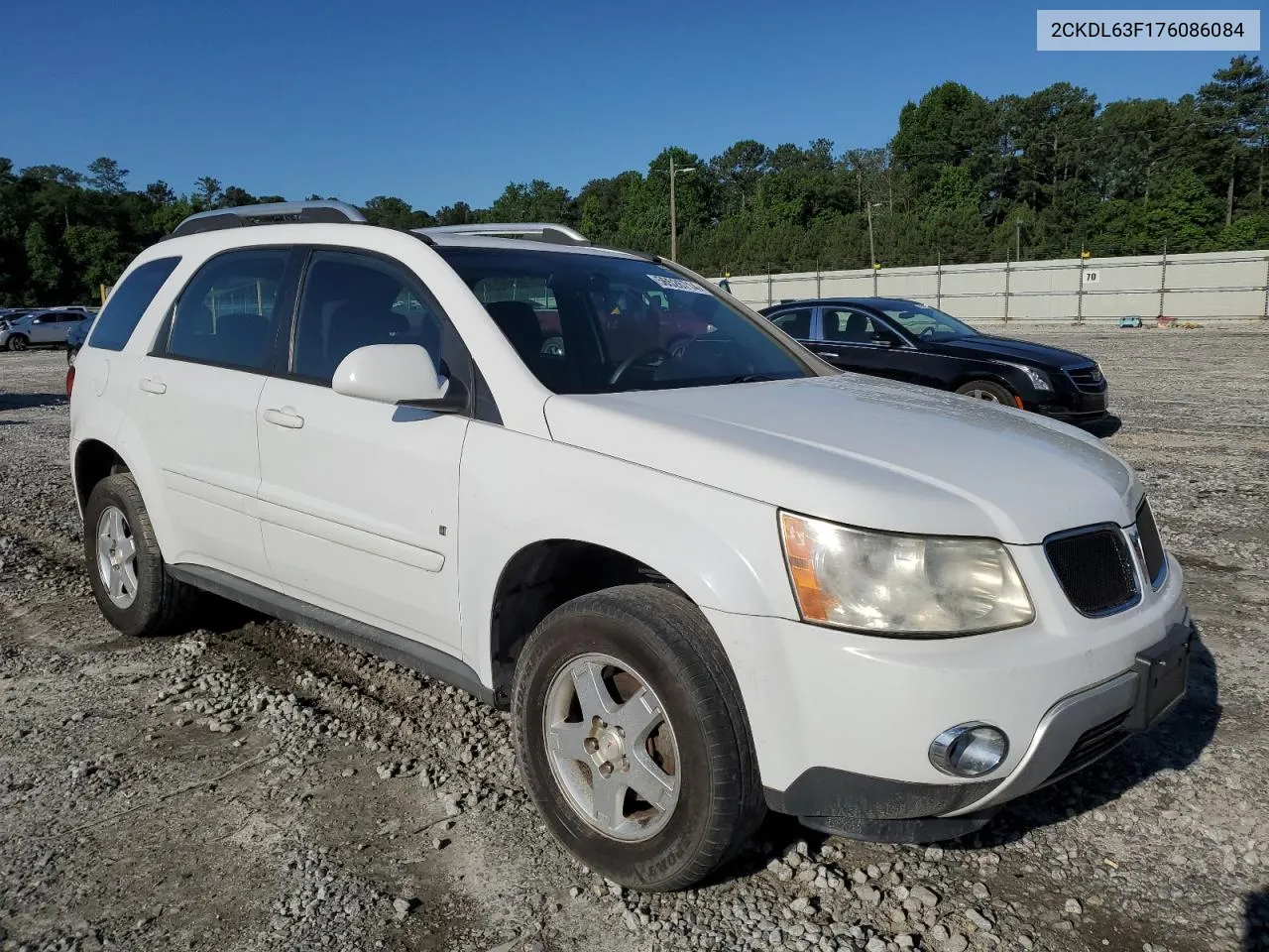 2007 Pontiac Torrent VIN: 2CKDL63F176086084 Lot: 56526714