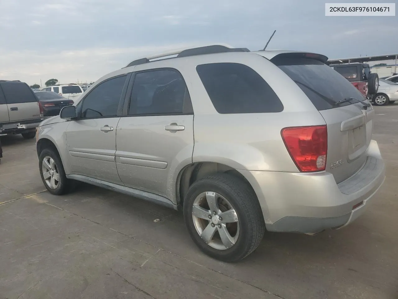 2007 Pontiac Torrent VIN: 2CKDL63F976104671 Lot: 56721964