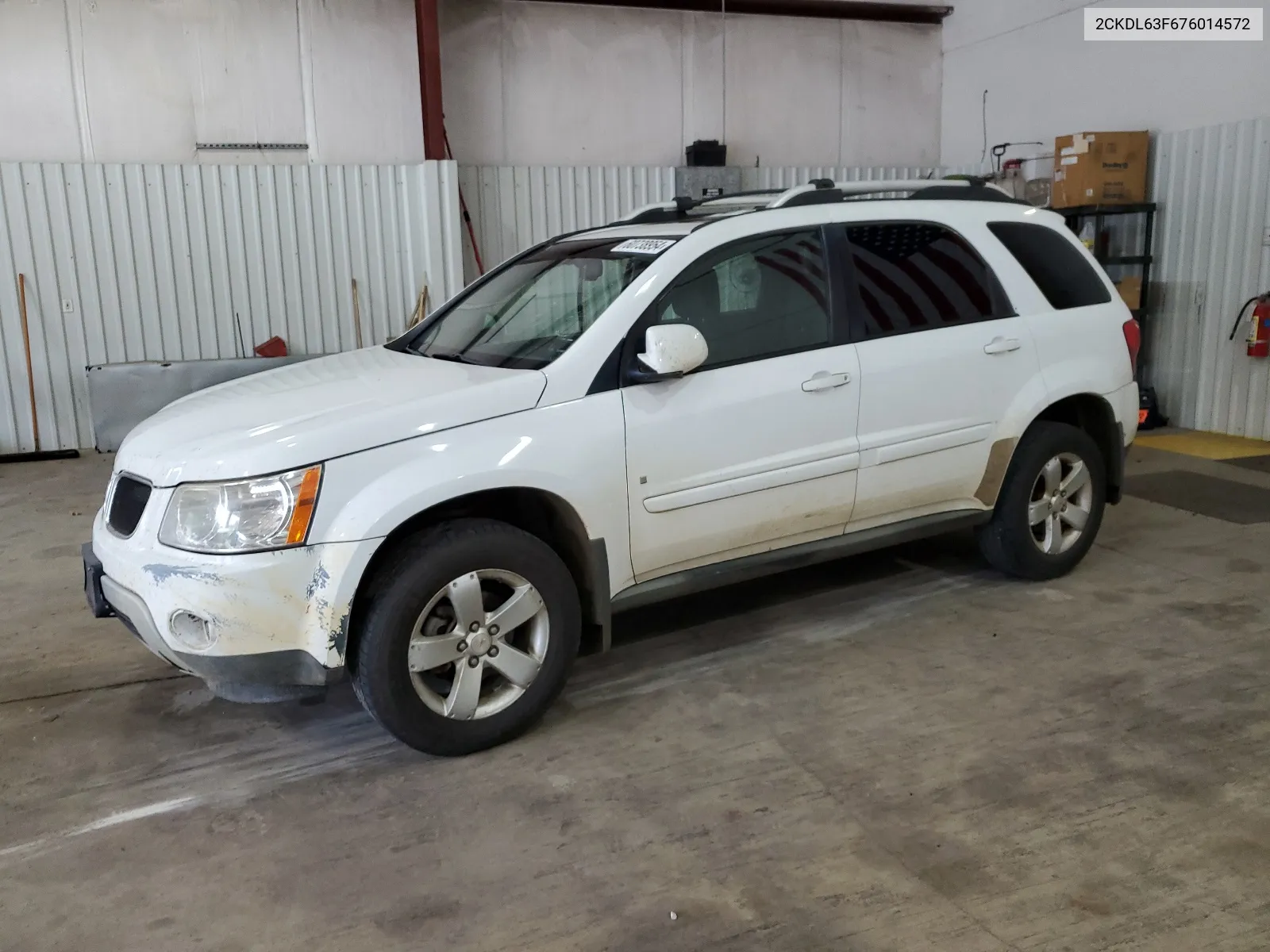 2007 Pontiac Torrent VIN: 2CKDL63F676014572 Lot: 60738954