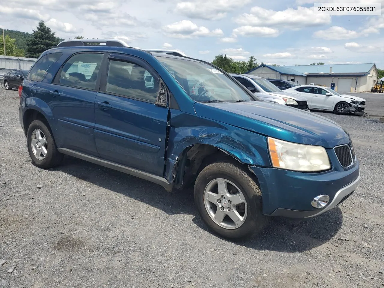 2007 Pontiac Torrent VIN: 2CKDL63F076055831 Lot: 61712064