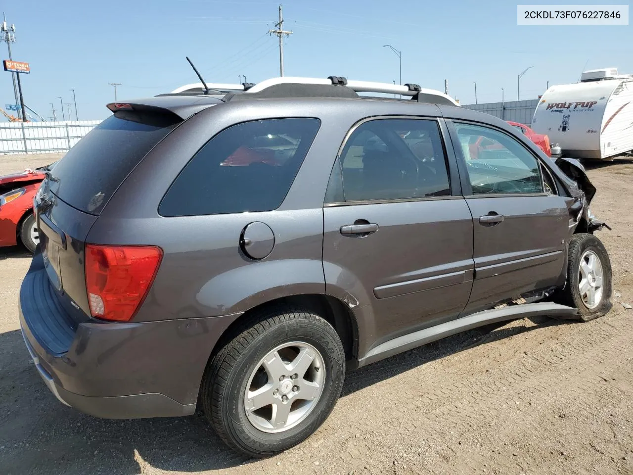 2007 Pontiac Torrent VIN: 2CKDL73F076227846 Lot: 69513584