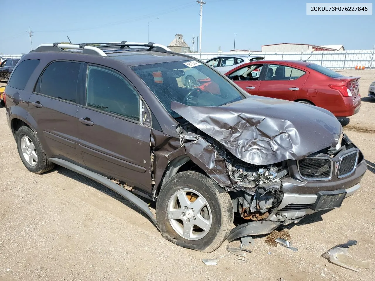 2007 Pontiac Torrent VIN: 2CKDL73F076227846 Lot: 69513584