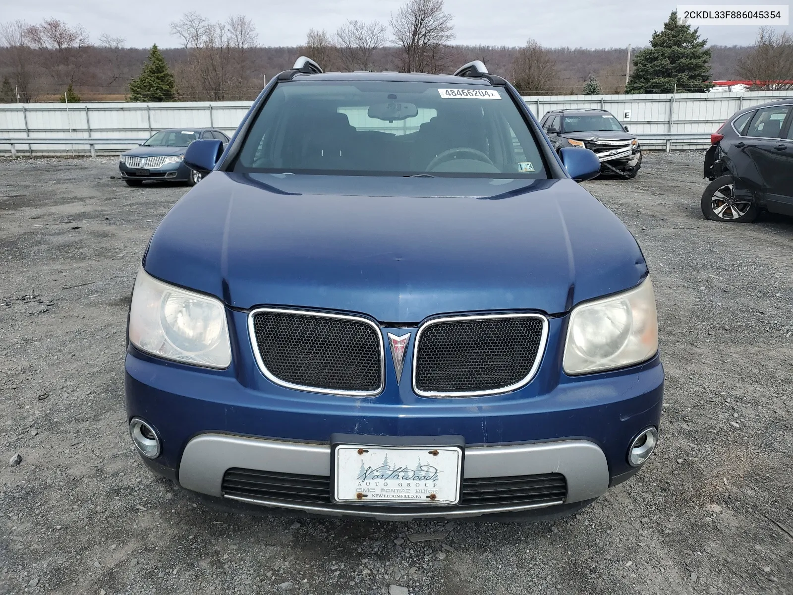 2008 Pontiac Torrent VIN: 2CKDL33F886045354 Lot: 48466204