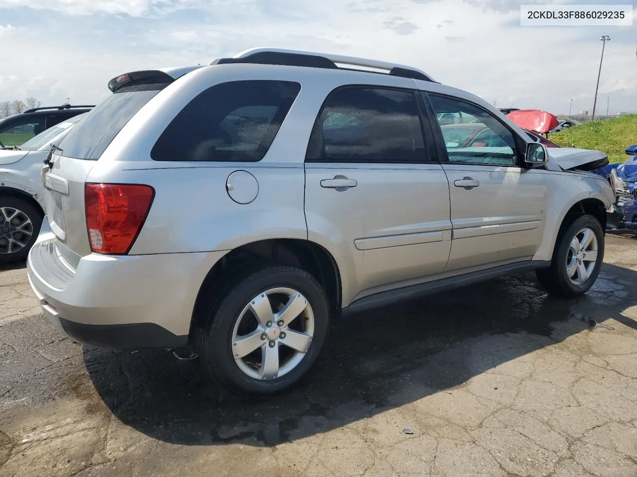 2008 Pontiac Torrent VIN: 2CKDL33F886029235 Lot: 51369004