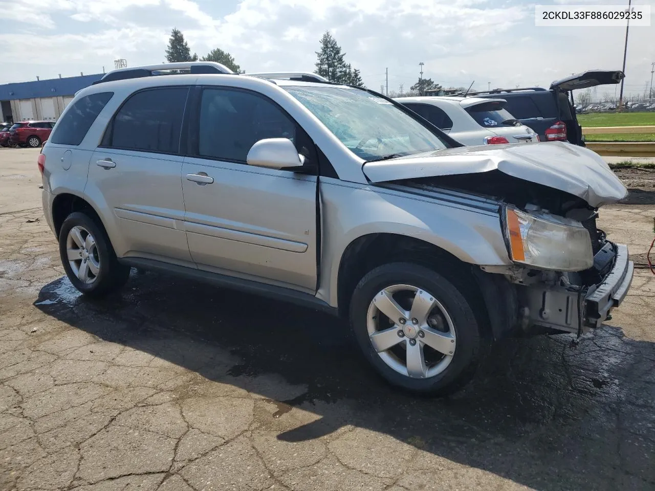 2008 Pontiac Torrent VIN: 2CKDL33F886029235 Lot: 51369004