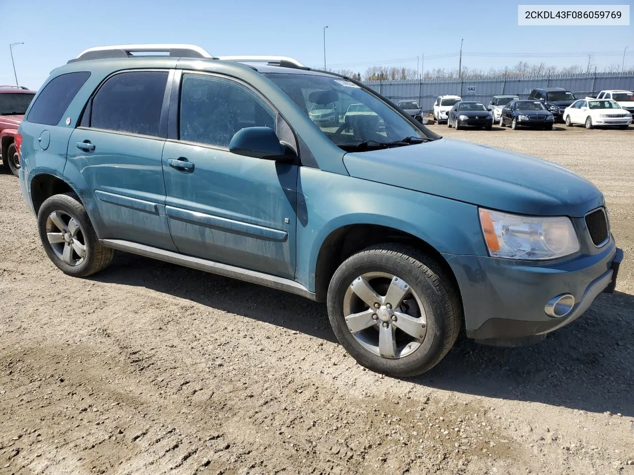 2008 Pontiac Torrent VIN: 2CKDL43F086059769 Lot: 51449334