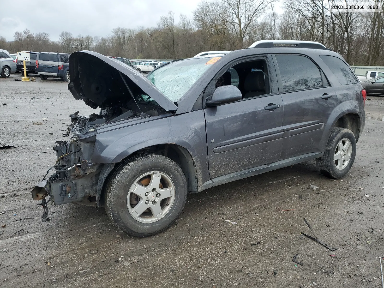 2008 Pontiac Torrent VIN: 2CKDL33F686013888 Lot: 51462554