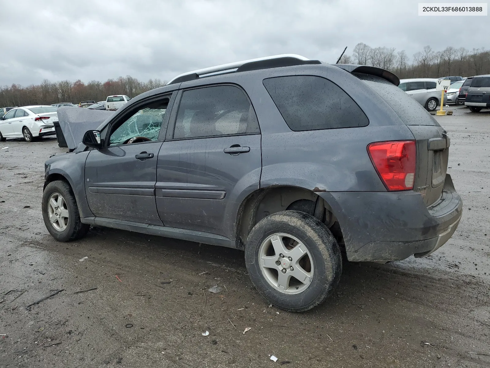 2008 Pontiac Torrent VIN: 2CKDL33F686013888 Lot: 51462554