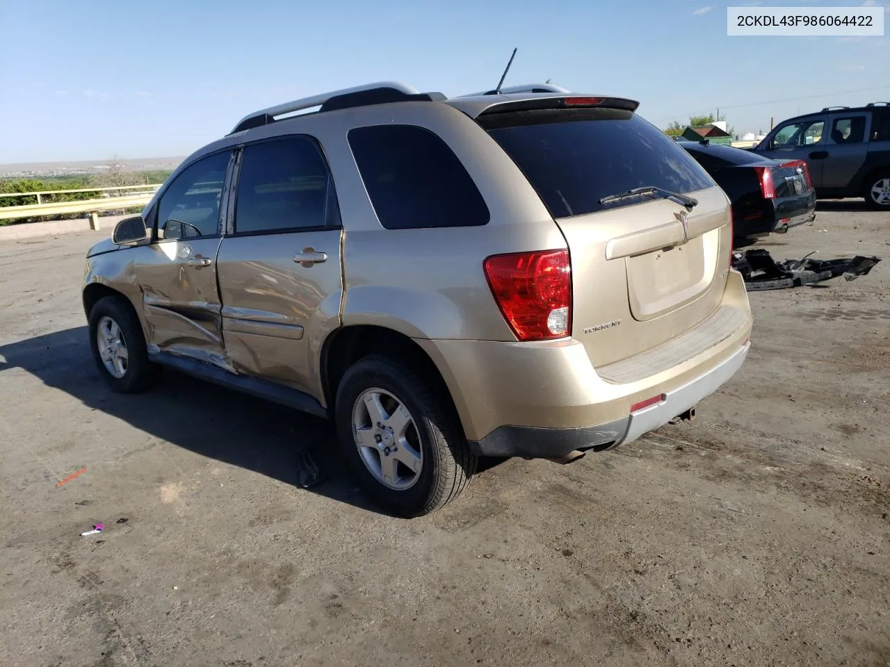 2CKDL43F986064422 2008 Pontiac Torrent