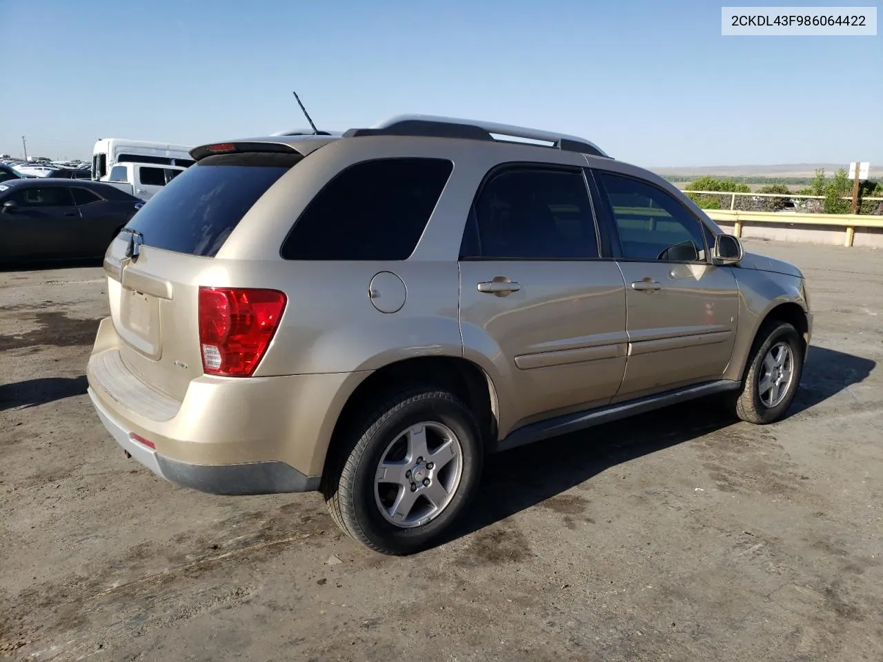 2CKDL43F986064422 2008 Pontiac Torrent