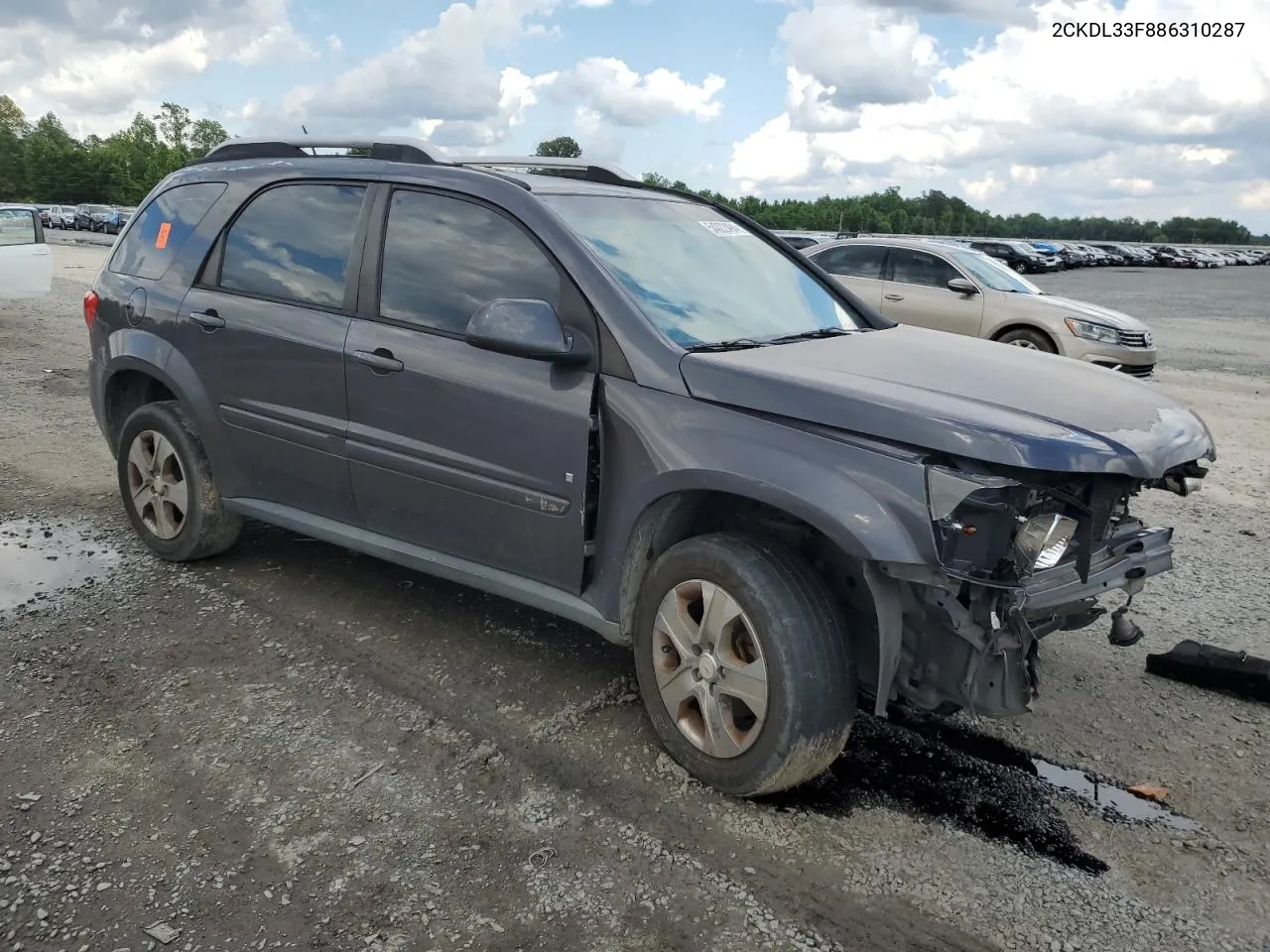 2008 Pontiac Torrent VIN: 2CKDL33F886310287 Lot: 54022494