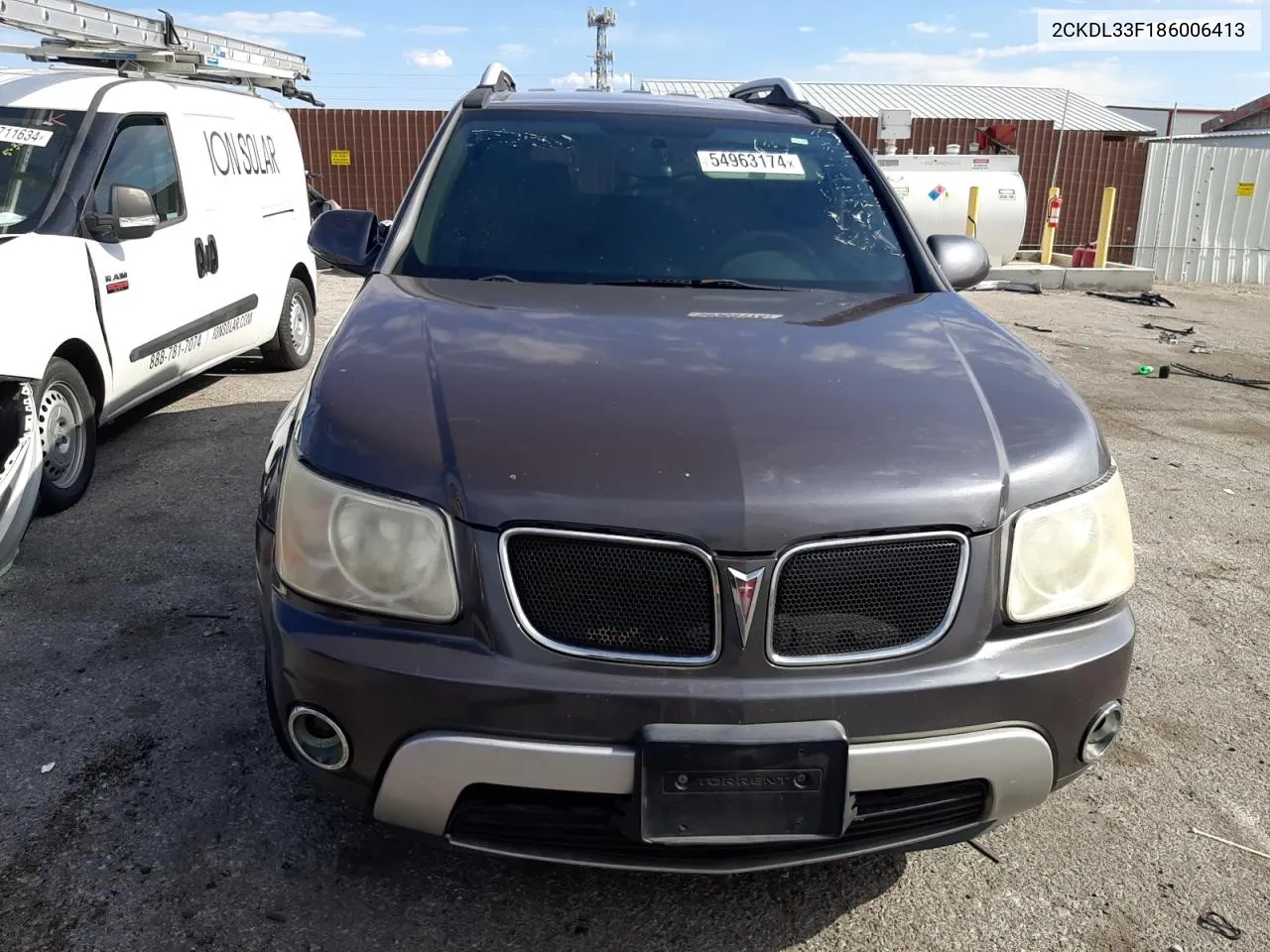 2008 Pontiac Torrent VIN: 2CKDL33F186006413 Lot: 54963174