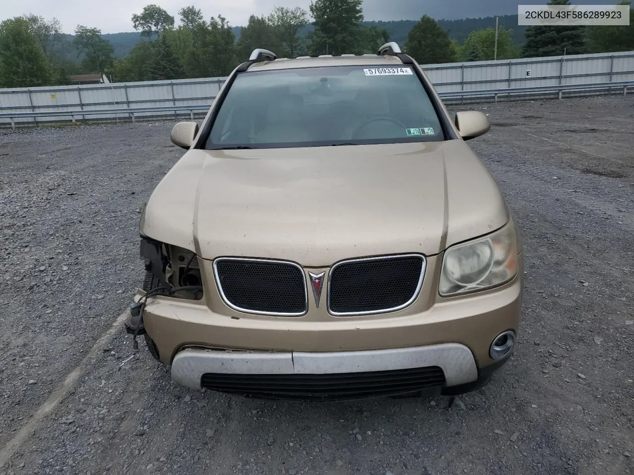 2CKDL43F586289923 2008 Pontiac Torrent