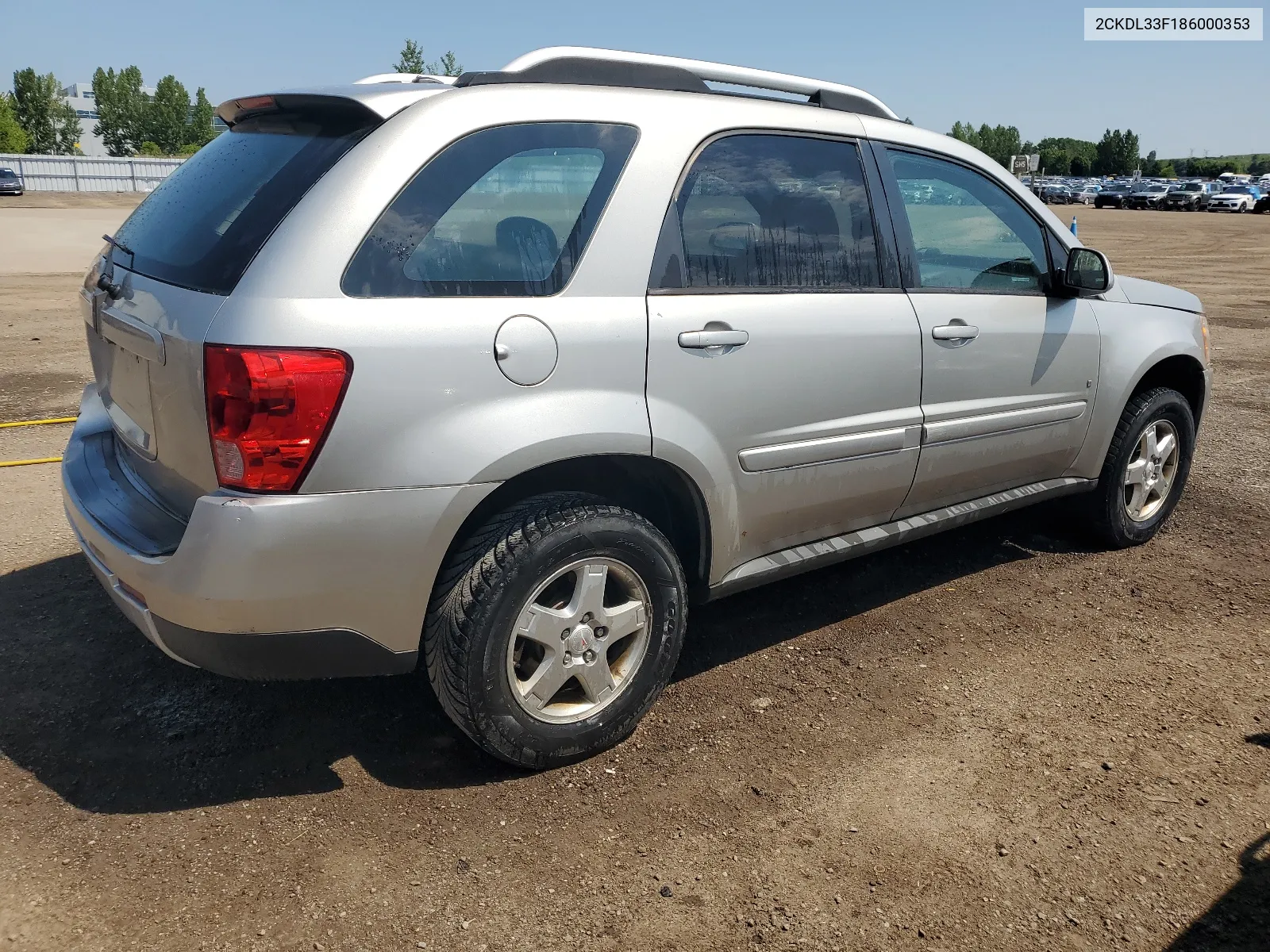 2008 Pontiac Torrent VIN: 2CKDL33F186000353 Lot: 58760234