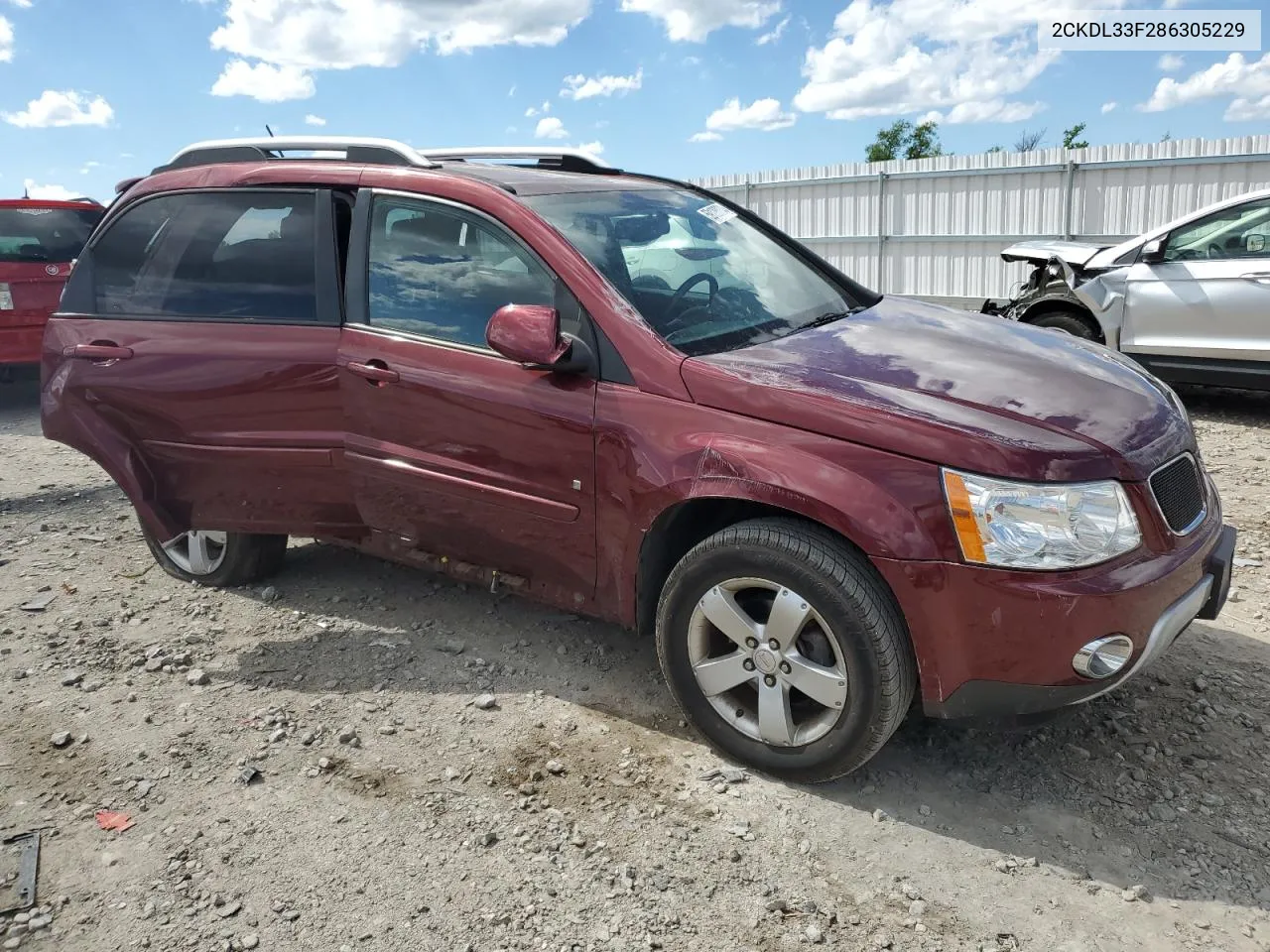 2CKDL33F286305229 2008 Pontiac Torrent