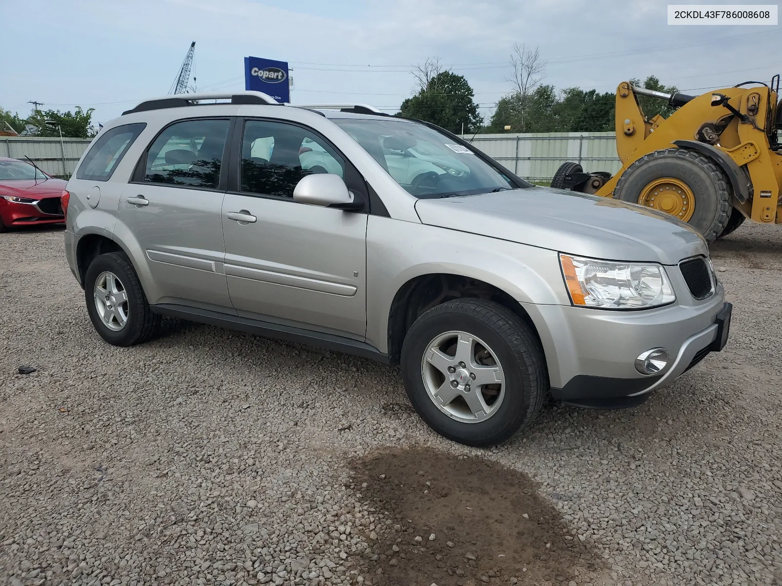 2008 Pontiac Torrent VIN: 2CKDL43F786008608 Lot: 63701834