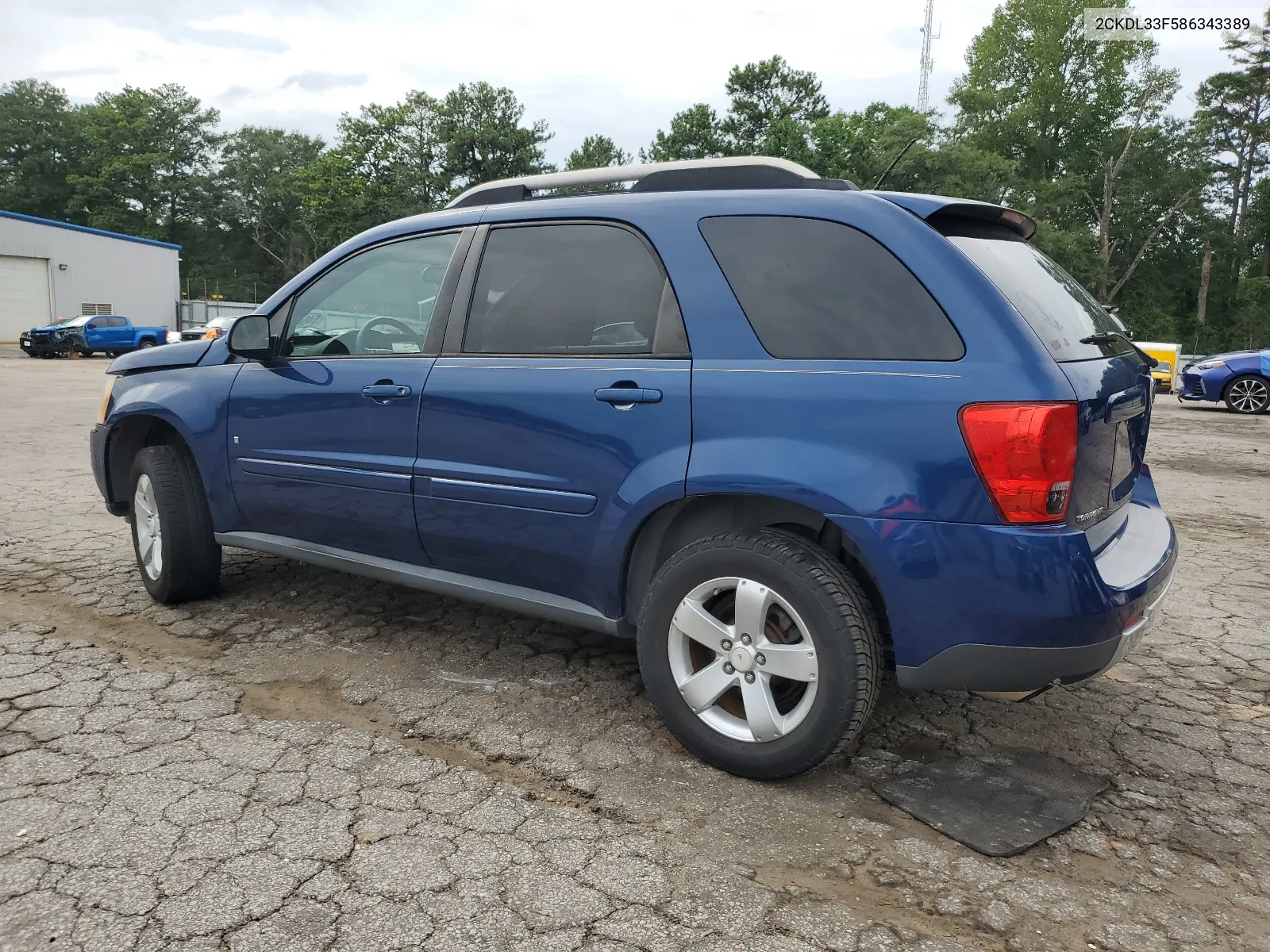 2008 Pontiac Torrent VIN: 2CKDL33F586343389 Lot: 64646904