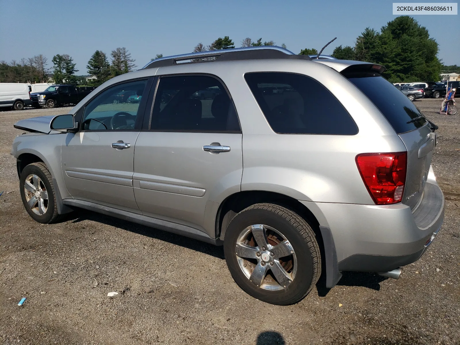 2008 Pontiac Torrent VIN: 2CKDL43F486036611 Lot: 65259854