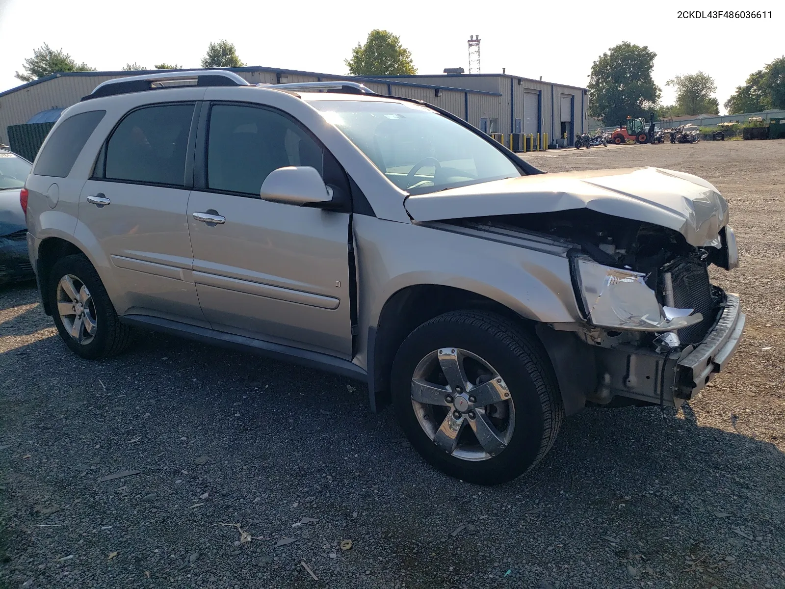 2008 Pontiac Torrent VIN: 2CKDL43F486036611 Lot: 65259854