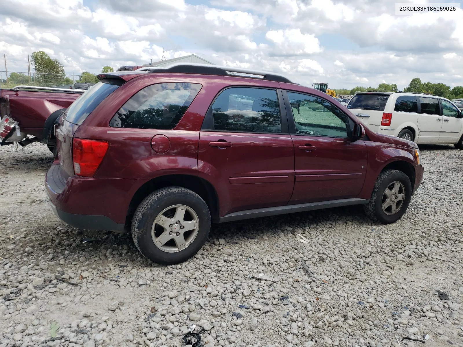 2008 Pontiac Torrent VIN: 2CKDL33F186069026 Lot: 66539534