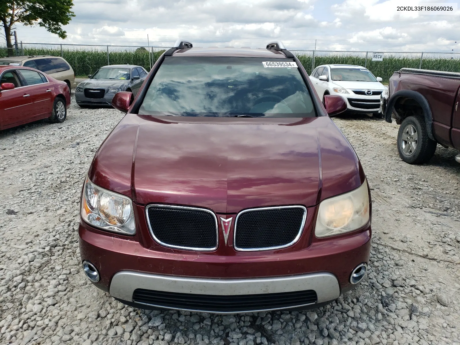 2008 Pontiac Torrent VIN: 2CKDL33F186069026 Lot: 66539534