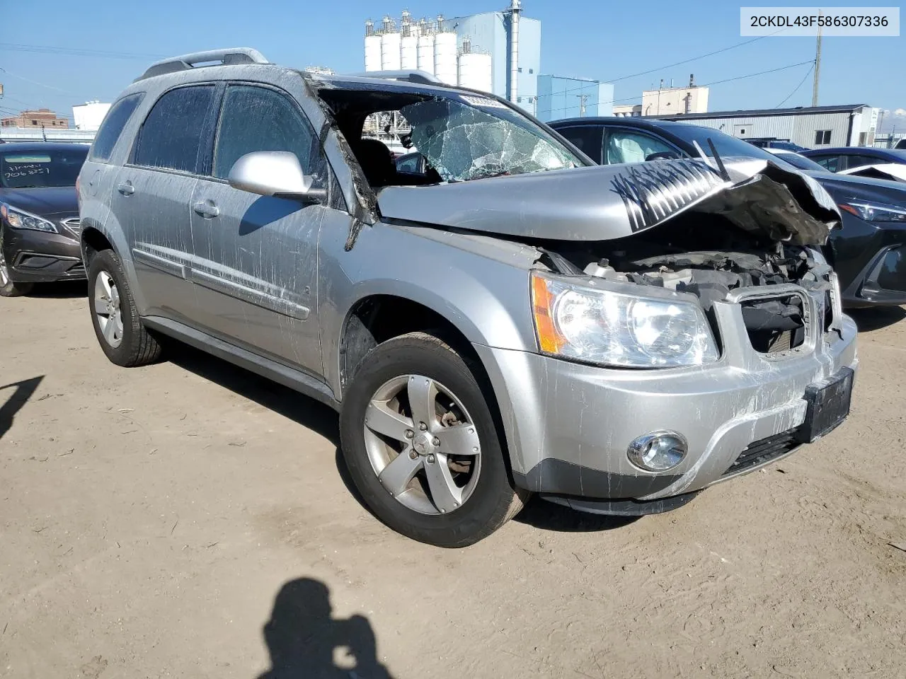 2008 Pontiac Torrent VIN: 2CKDL43F586307336 Lot: 68229053