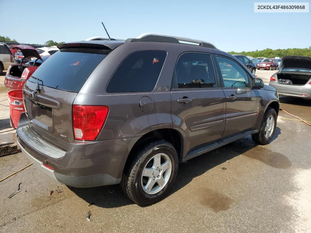 2008 Pontiac Torrent VIN: 2CKDL43F486309868 Lot: 70500984