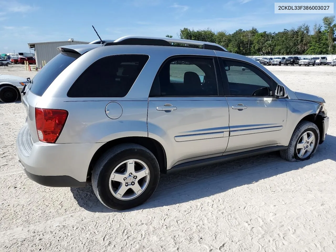 2008 Pontiac Torrent VIN: 2CKDL33F386003027 Lot: 71806194