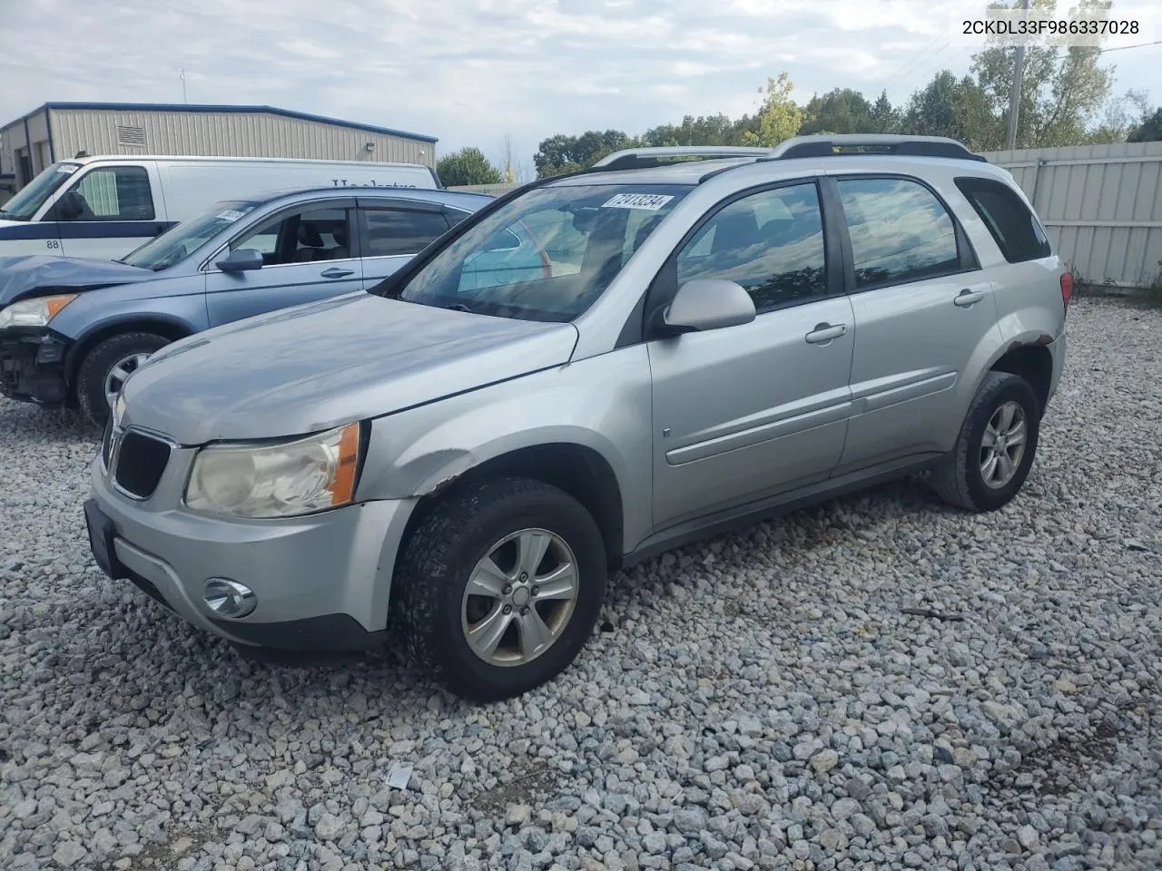 2008 Pontiac Torrent VIN: 2CKDL33F986337028 Lot: 72413234