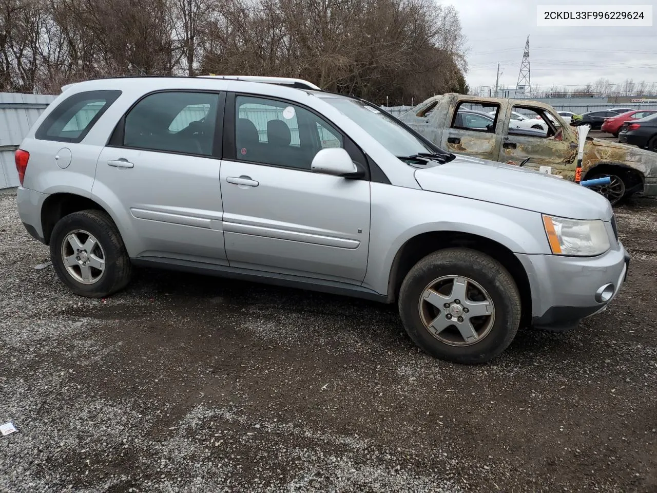 2009 Pontiac Torrent VIN: 2CKDL33F996229624 Lot: 45700094