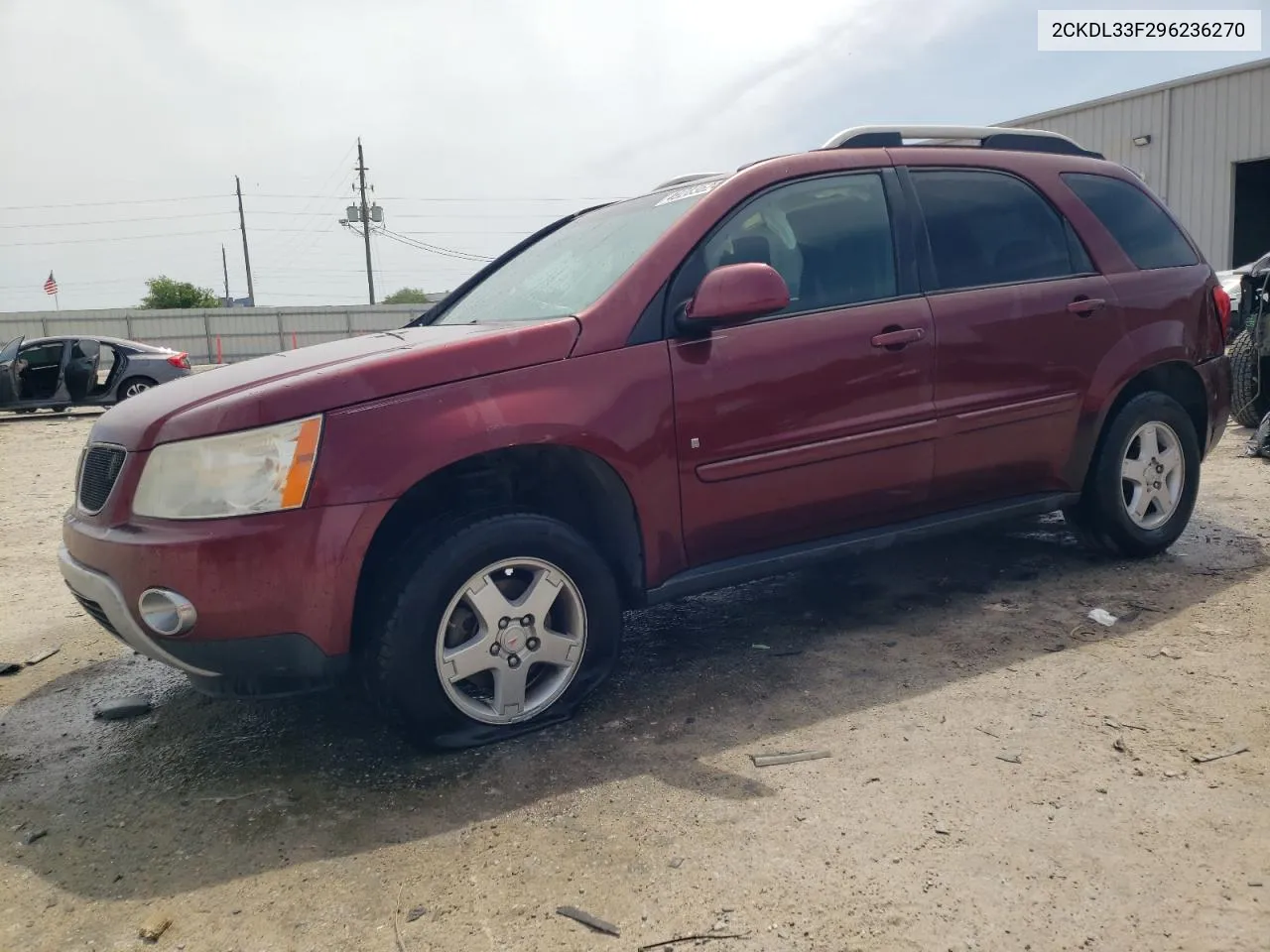 2009 Pontiac Torrent VIN: 2CKDL33F296236270 Lot: 49283624