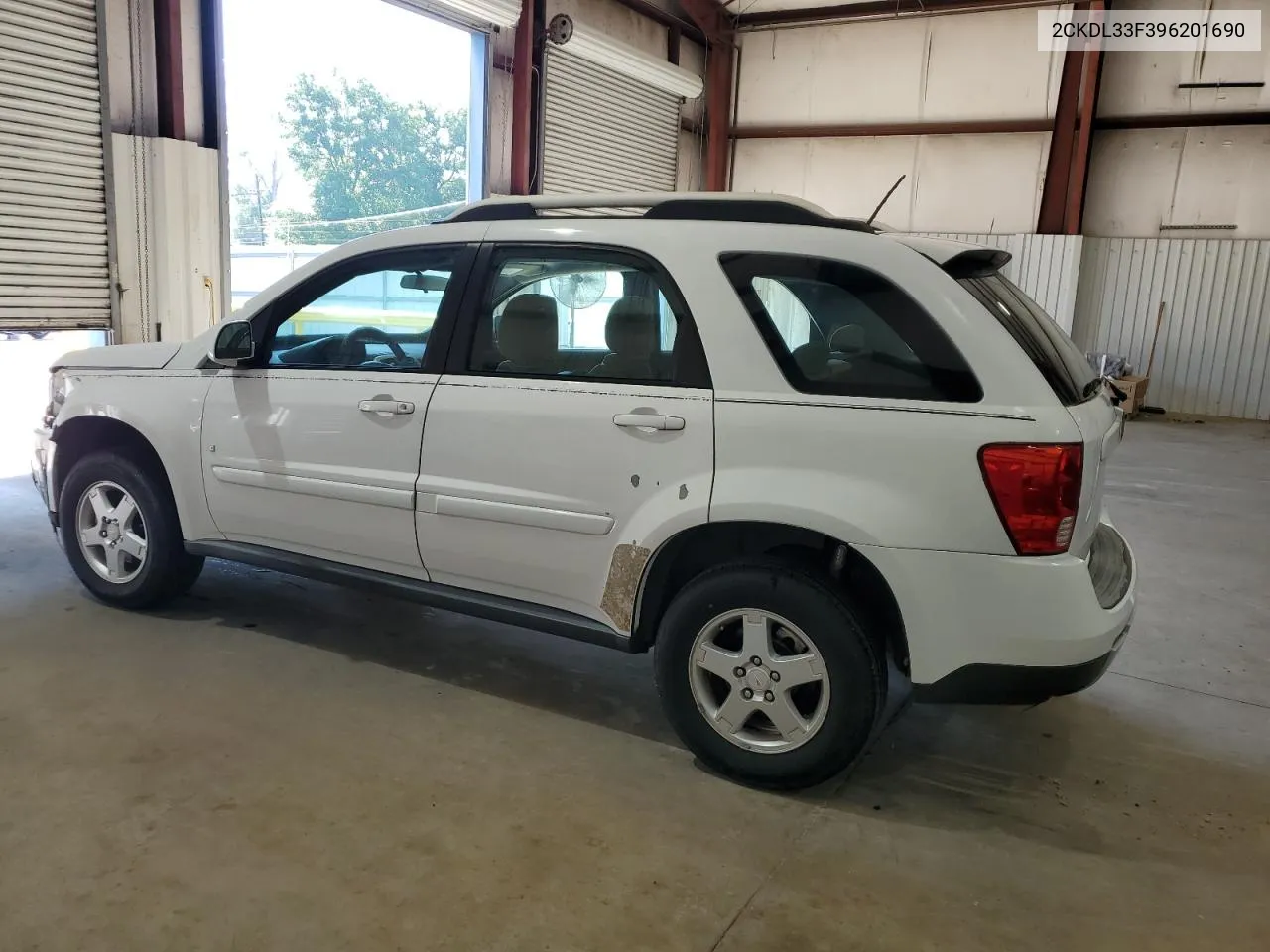 2009 Pontiac Torrent VIN: 2CKDL33F396201690 Lot: 52669544