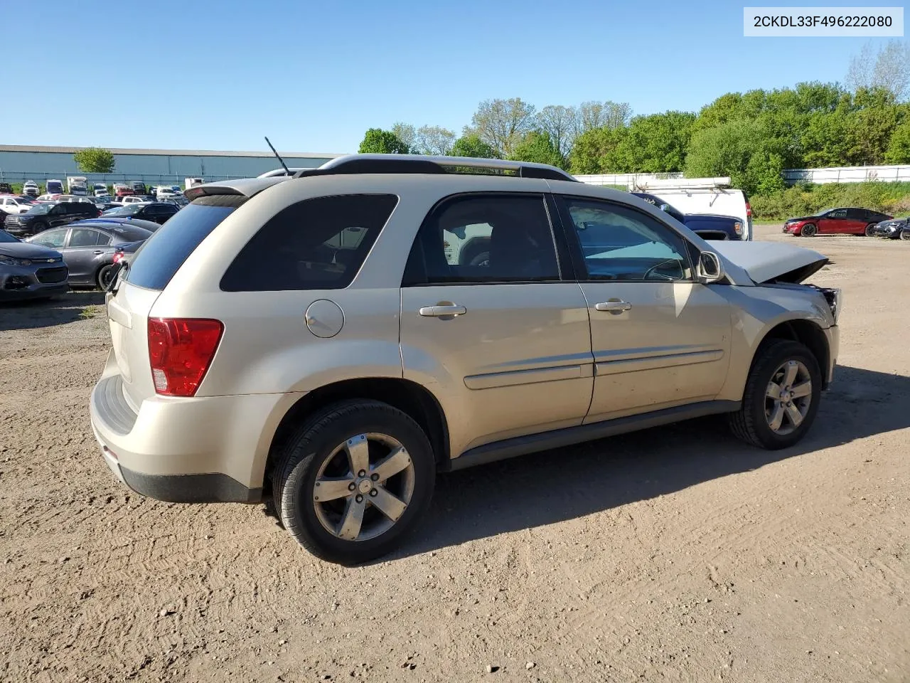 2009 Pontiac Torrent VIN: 2CKDL33F496222080 Lot: 54173434