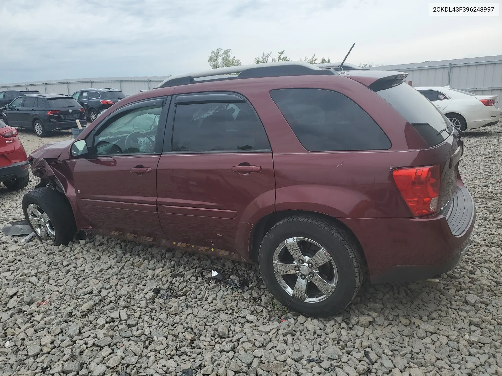 2009 Pontiac Torrent VIN: 2CKDL43F396248997 Lot: 56449894