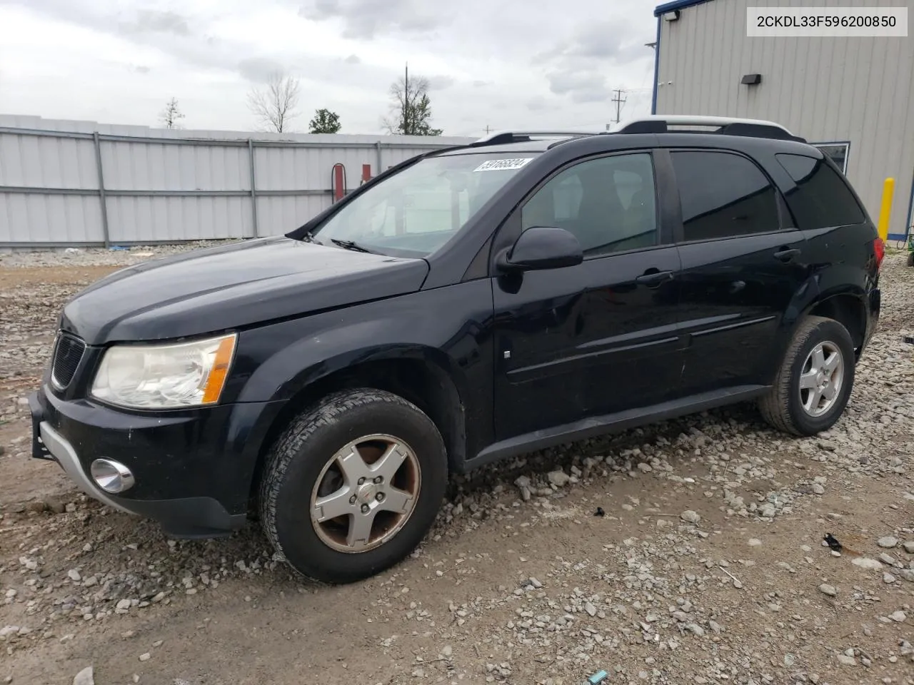 2009 Pontiac Torrent VIN: 2CKDL33F596200850 Lot: 59166824