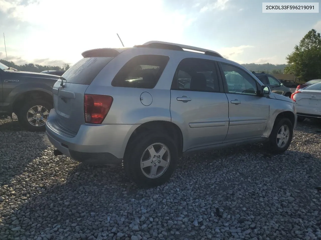 2009 Pontiac Torrent VIN: 2CKDL33F596219091 Lot: 61446484