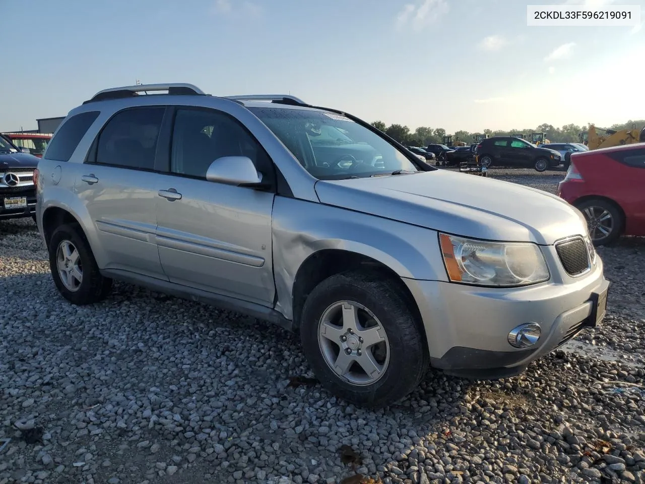 2009 Pontiac Torrent VIN: 2CKDL33F596219091 Lot: 61446484