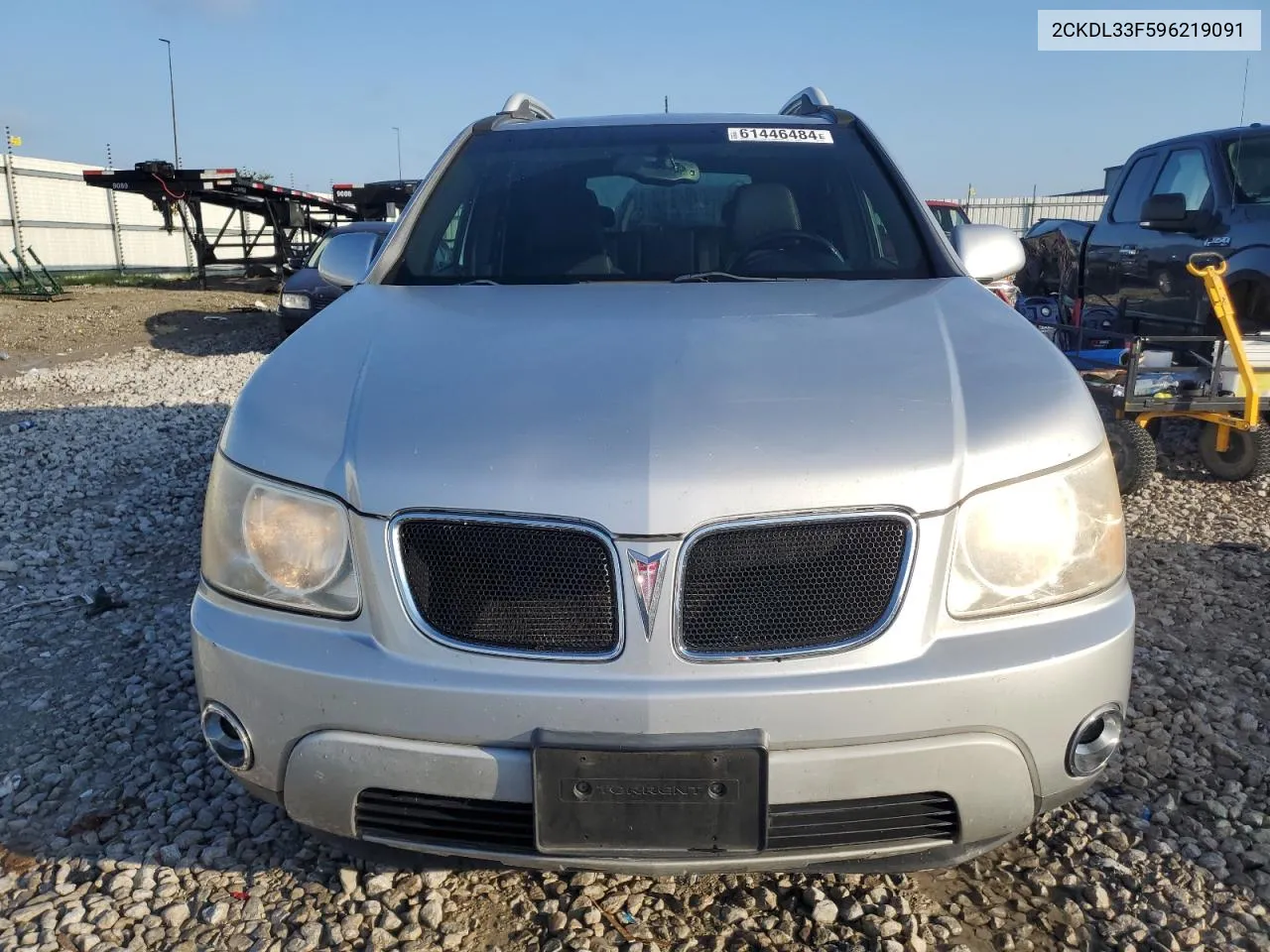 2009 Pontiac Torrent VIN: 2CKDL33F596219091 Lot: 61446484