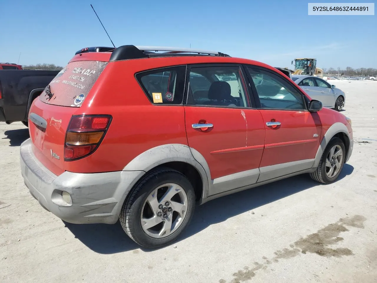 2003 Pontiac Vibe VIN: 5Y2SL64863Z444891 Lot: 49084834