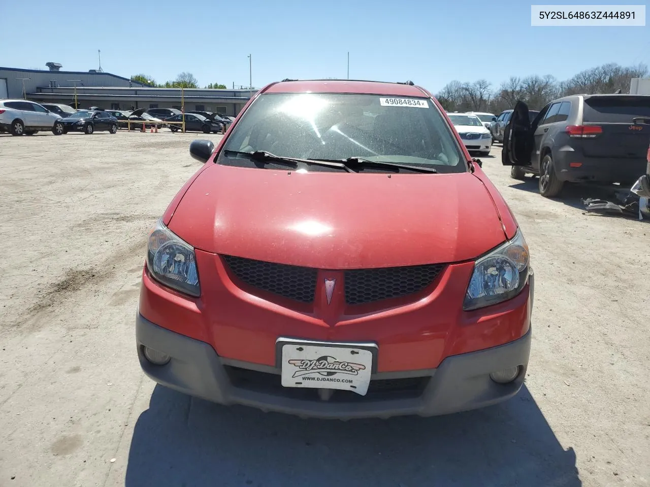 2003 Pontiac Vibe VIN: 5Y2SL64863Z444891 Lot: 49084834