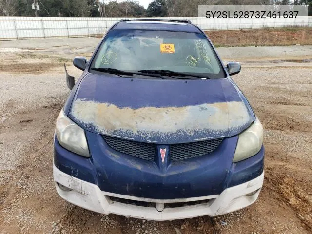 2003 Pontiac Vibe VIN: 5Y2SL62873Z461637 Lot: 49150014