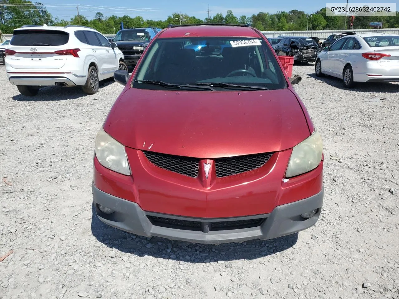 5Y2SL62863Z402742 2003 Pontiac Vibe