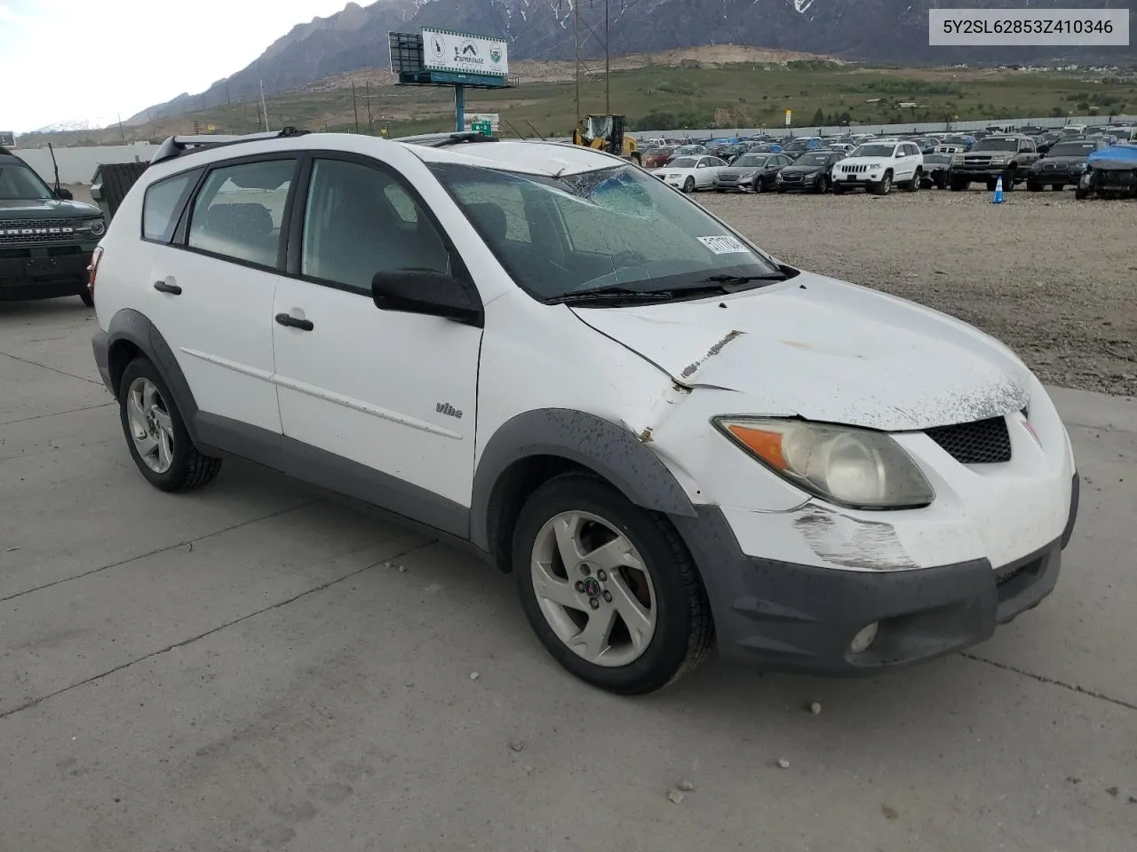 2003 Pontiac Vibe VIN: 5Y2SL62853Z410346 Lot: 51717834