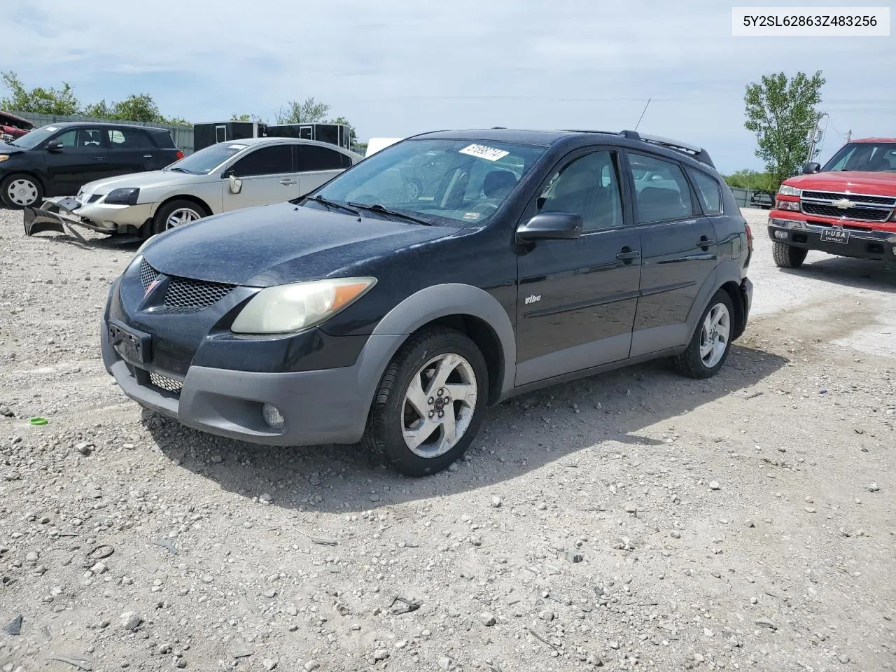 2003 Pontiac Vibe VIN: 5Y2SL62863Z483256 Lot: 51898714