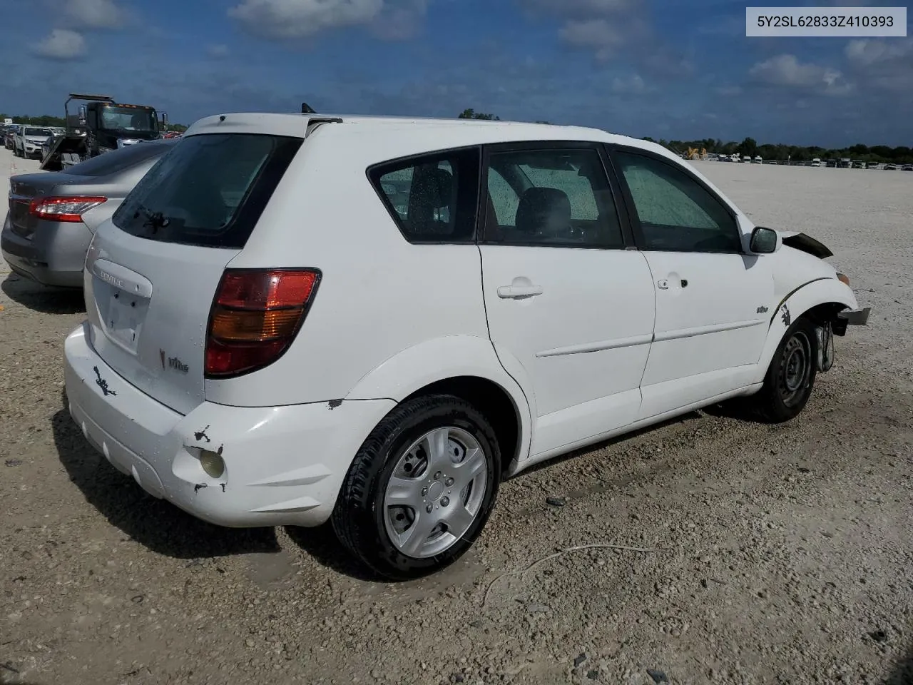 2003 Pontiac Vibe VIN: 5Y2SL62833Z410393 Lot: 52973694