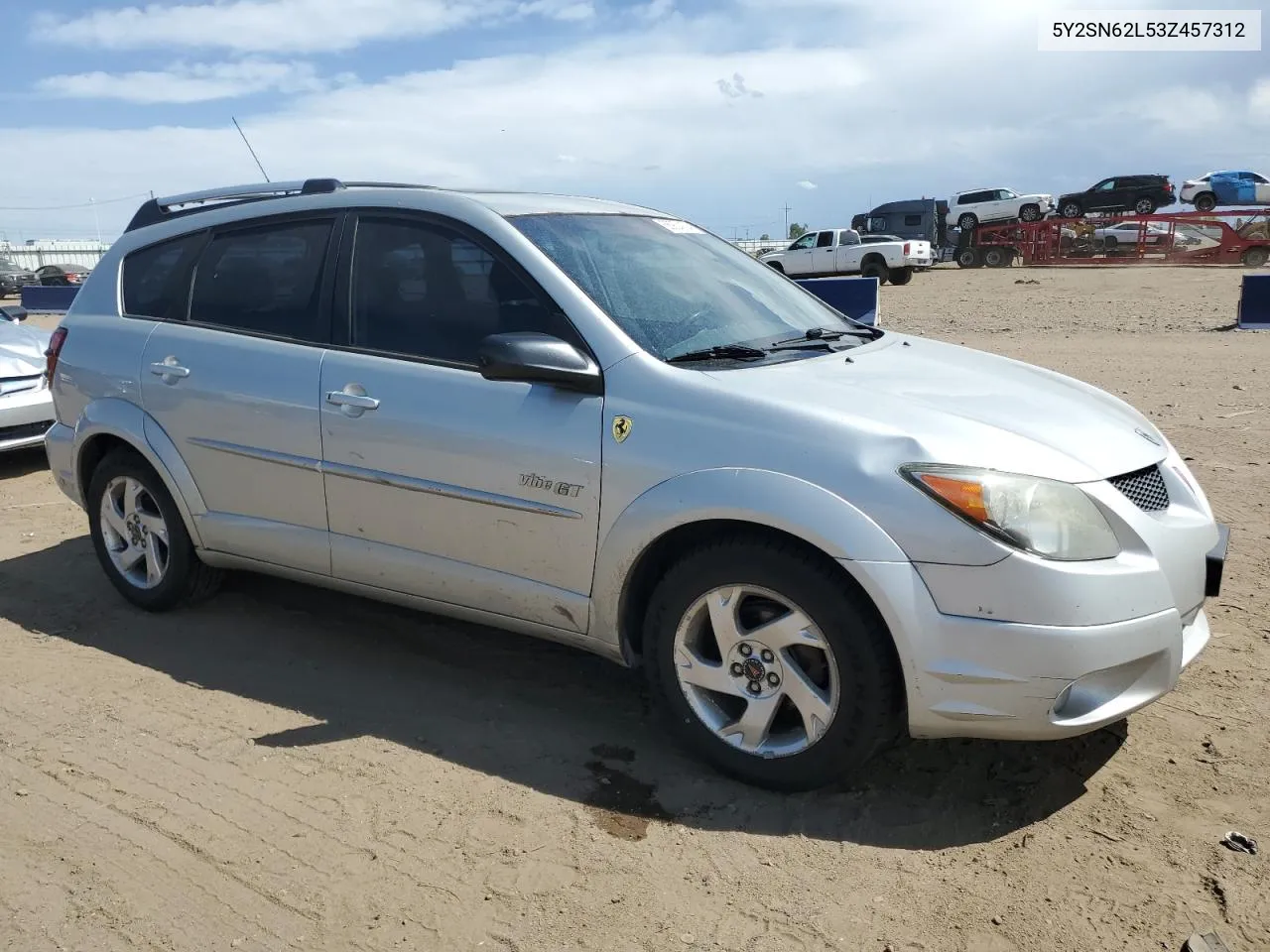 2003 Pontiac Vibe Gt VIN: 5Y2SN62L53Z457312 Lot: 56924104