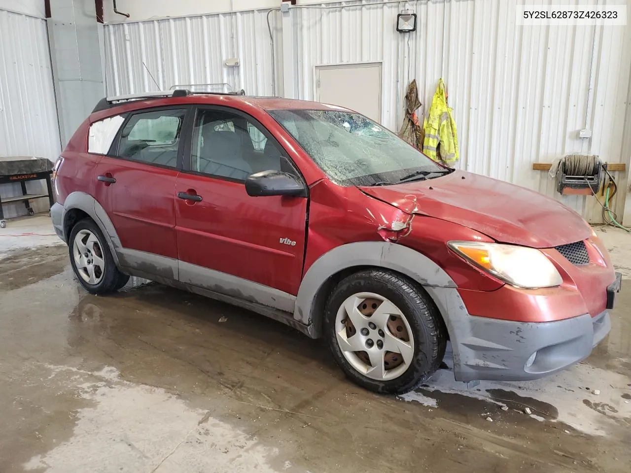 2003 Pontiac Vibe VIN: 5Y2SL62873Z426323 Lot: 58117564