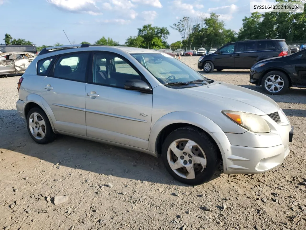 2003 Pontiac Vibe VIN: 5Y2SL64833Z439034 Lot: 58692594