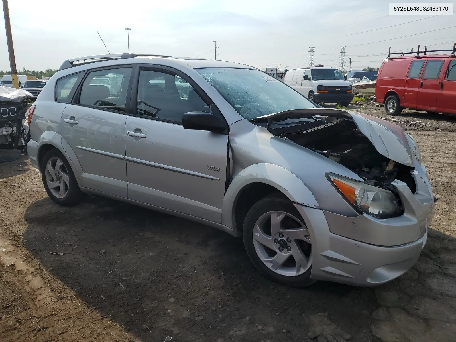 2003 Pontiac Vibe VIN: 5Y2SL64803Z483170 Lot: 59409514