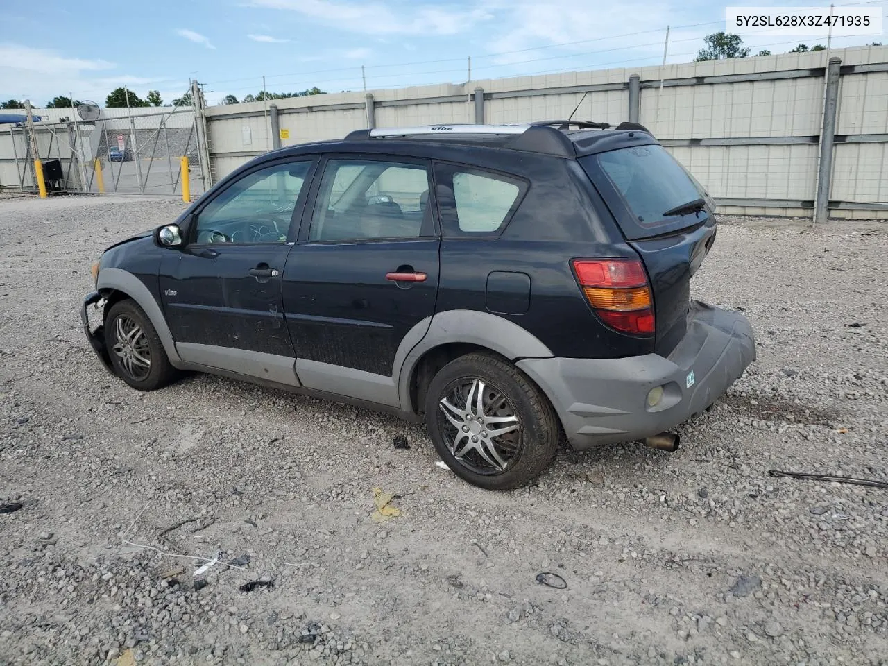 2003 Pontiac Vibe VIN: 5Y2SL628X3Z471935 Lot: 59551004